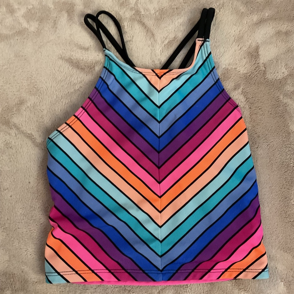 Colorful Striped Tank Top